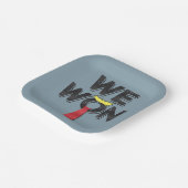 Wir gewinnen Donald Trump 2024 Pappteller (Gewinkelt)