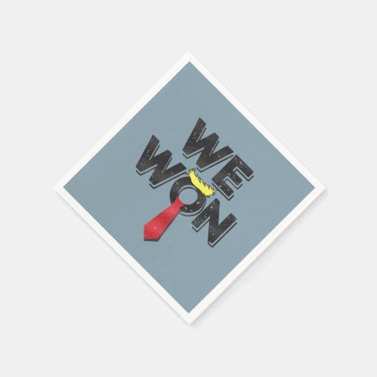 Wir gewinnen Donald Trump 2024 Serviette (Ecke)