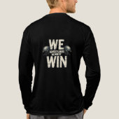 Wir gewinnen fast immer fast Tri-Blend shirt (Rückseite)
