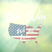 Wir gewinnen fensteraufkleber (Blatt 3)