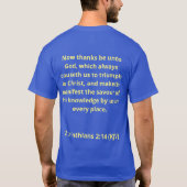 Wir gewinnen immer - Affirmation Quote - Blau und  T-Shirt (Rückseite)