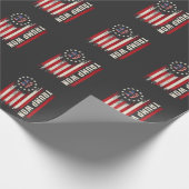 Wir gewinnen TRUMP INAUGURATION American Flag Geschenkpapier (Ecke)