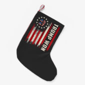 Wir gewinnen TRUMP INAUGURATION American Flag Kleiner Weihnachtsstrumpf (Vorderansicht (hängend))