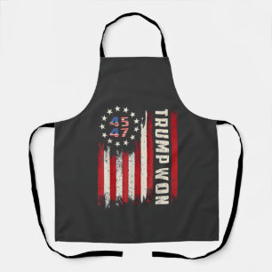 Wir gewinnen TRUMP INAUGURATION American Flag Schürze