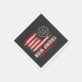 Wir gewinnen TRUMP INAUGURATION American Flag Serviette (Ecke)