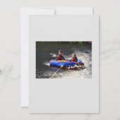 Wir glauben, 100% Urlaubsfotokarte Dankeskarte (Rückseite)