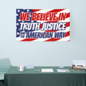 Wir glauben an die Wahrheit und den amerikanischen Banner (Messeveranstaltung)