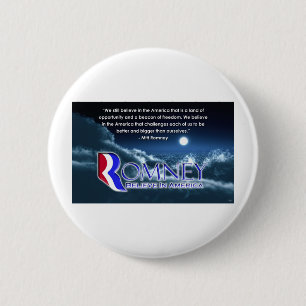 "Wir glauben noch… "- Romney 2012 Button