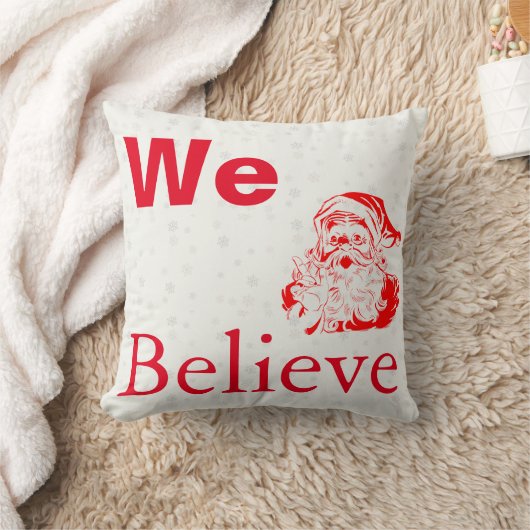 WIR GLAUBEN Weihnachtsbaum Kissen (Decke)