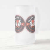 WIR GOT A  MATTGLAS BIERGLAS (VorderseiteRechts)