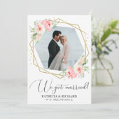 Wir Got die Ankündigung der Verheirateten Blush Fl (Stehend Vorderseite)