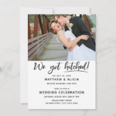 Wir Got die Heiratsankündigung Einladung (Vorderseite)