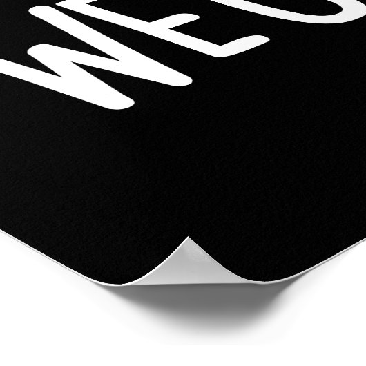 Wir Got die Rübenkuchen Poster (Ecke)