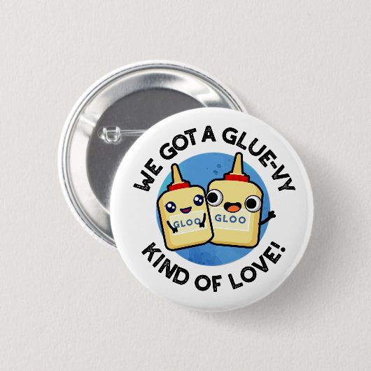 Wir Got eine Art Glühwürmchen-Liebe-Funny-Glue-Pui Button (Vorne & Hinten)
