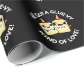 Wir Got eine Art Klebstoff-Klebstoff-Leim, schwarz Geschenkpapier (Rolleneckpunkt)