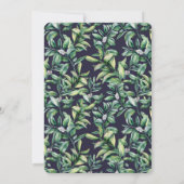 Wir Got eine Verheiratete "Simple Greenerity Weddi Einladung (Rückseite)