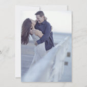 Wir Got Verheiratet - FOTO Hochzeitsempfang Einlad Einladung (Rückseite)