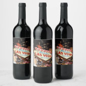 Wir Got Verheiratet in Las Vegas Weinetikett (Flaschen)