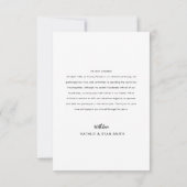 wir got verheiratete benutzerdefinierte Foto Hochz (Rückseite)