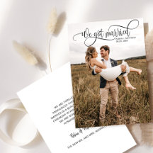 Wir Got Verheiratete, elegante Foto Hochzeit