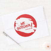 Wir Gotchya, Zeit! Aufkleber (Umschlag)