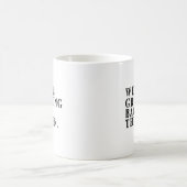 Wir greifen den Pen zurück Kaffeetasse (Mittel)