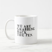 Wir greifen den Pen zurück Kaffeetasse (Links)
