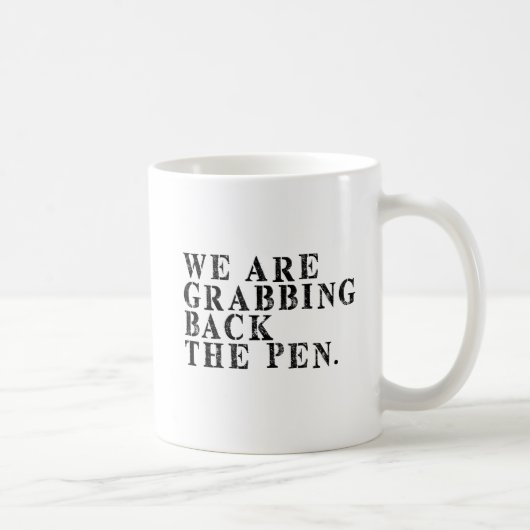 Wir greifen den Pen zurück Kaffeetasse (Rechts)