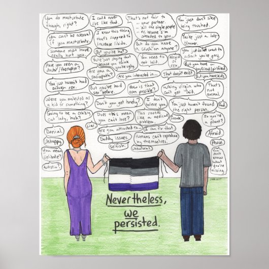 Wir haben 11x14 (asexuell) poster (Vorne)