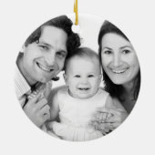 Wir haben 2020 überlebt! Funny Quarantine Foto Gol Keramik Ornament (Hinten)