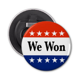 Wir haben 2026 Wahlen gewonnen Flaschenöffner