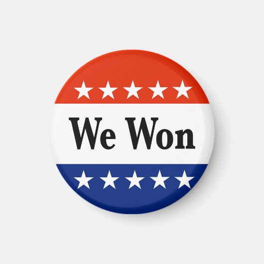 Wir haben 2026 Wahlen gewonnen Magnet (Vorne)