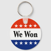 Wir haben 2026 Wahlen gewonnen Schlüsselanhänger (Rückseite)