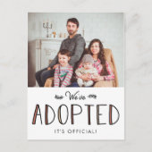 Wir haben Adoptiert | Ankündigung der Adoption (Vorderseite)