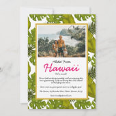 Wir haben Aloha von den tropischen Blätter Hawaiis Ankündigung (Vorderseite)