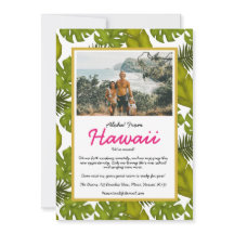 Wir haben Aloha von den tropischen Blätter Hawaiis