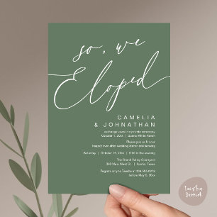 Wir haben also ein modernes romantisches Hochzeits Einladung