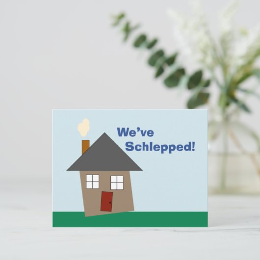 Wir haben angetroffen! ankündigungspostkarte (Stehend Vorderseite)