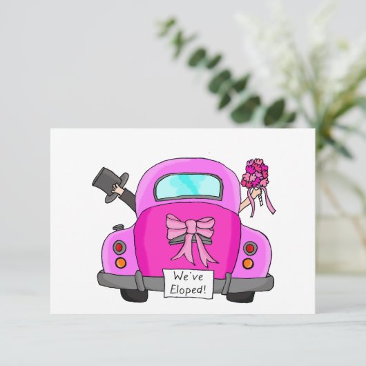 Wir haben Ankündigung erarbeitet (Stehend Vorderseite)