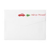 Wir haben Auto- und Baum Weihnachtsaufkleber (Rückseite)