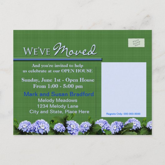 WIR HABEN BEWEGT - POSTCARDS - OFFENES HAUS UND OD EINLADUNGSPOSTKARTE (Rückseite)