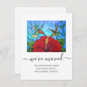 Wir haben bewegte Hummingvögel, die Skriptbewegung Ankündigung (Vorne/Hinten)