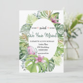 Wir haben bewegte, tropische Blume Blätter (Stehend Vorderseite)