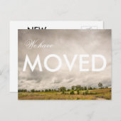 Wir haben bewegtes Landschaftsbild Ankündigungspostkarte (Vorne/Hinten)