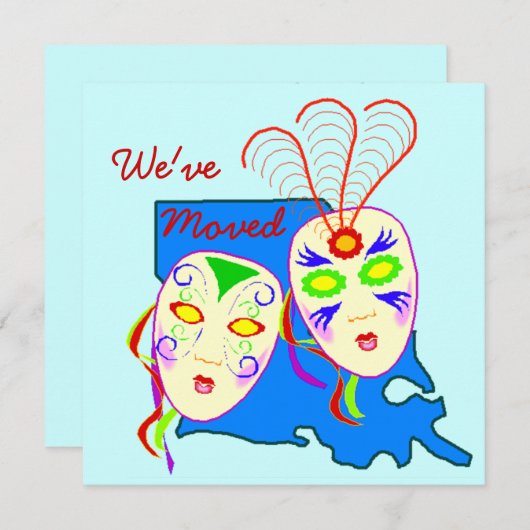 Wir haben Bewegung Moved Louisiana LA New Orleans Ankündigung (Vorne/Hinten)