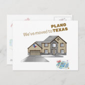 Wir haben Bewegungen zu Postkarte Plano Texas (Vorne/Hinten)