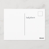 Wir haben Boho Cat Moving Ankündigung verschoben Postkarte (Rückseite)