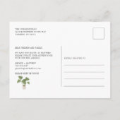 Wir haben Boho Chic-Adressenänderung verschoben Ankündigungspostkarte (Rückseite)