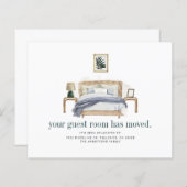 Wir haben Boho Chic Moving Ankündigung verschoben (Vorne/Hinten)