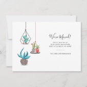 Wir haben Boho Chic Moving bewegt Ankündigung (Vorderseite)